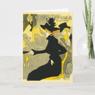 Card: Divan Japonais by Toulouse-Lautrec Card