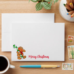 Card Envelope Gingerbread Person