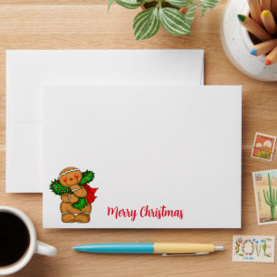 Card Envelope Gingerbread Person