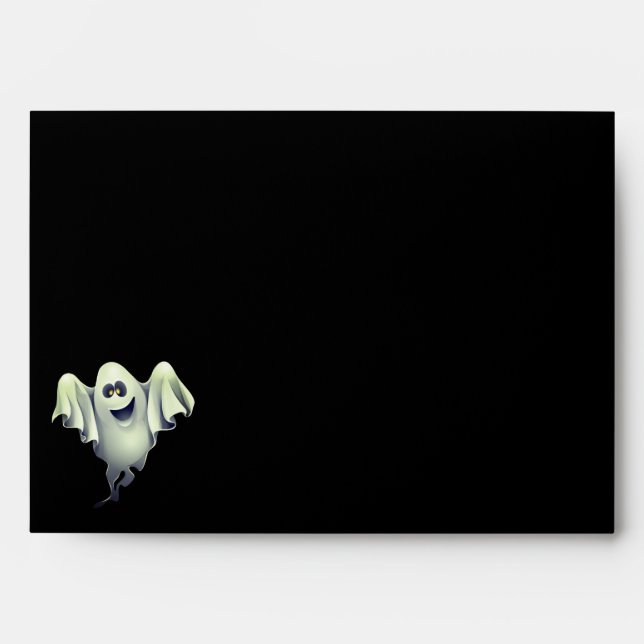 Card Envelope Halloween Ghost (Front)