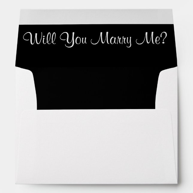 Card Envelope Marry Me (Back (Bottom))