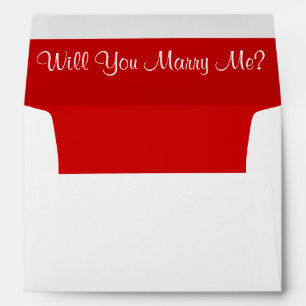 Card Envelope Marry Me