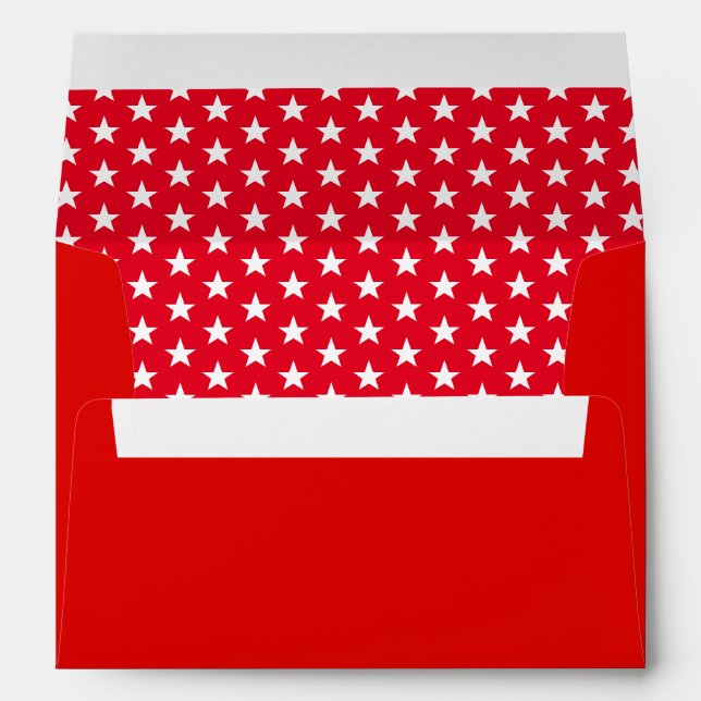 Card Envelope Patriotic Stars (Back (Bottom))