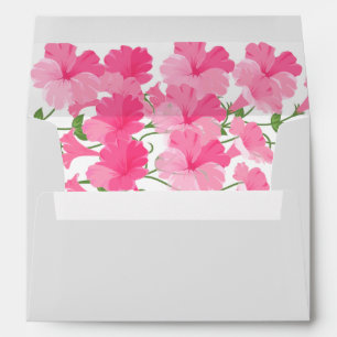 Card Envelope-Pink Petunias Envelope