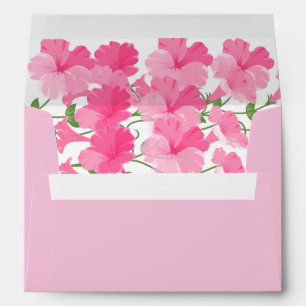 Card Envelope-Pink Petunias Envelope