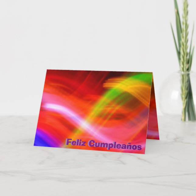 Card - Feliz Cumpleaños (Front)