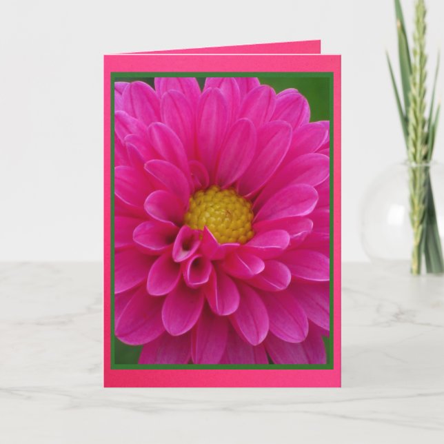 Card - Feliz Cumpleaños a mi Tía - La Dalia Rosa (Front)