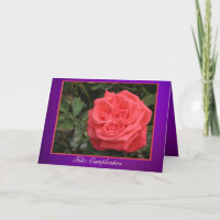 Card - Feliz Cumpleaños - Rosa rosa