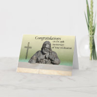 Card for 25th Anniversary of Ordination