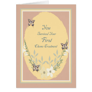 Card for a First Chemo Treatment Flowers