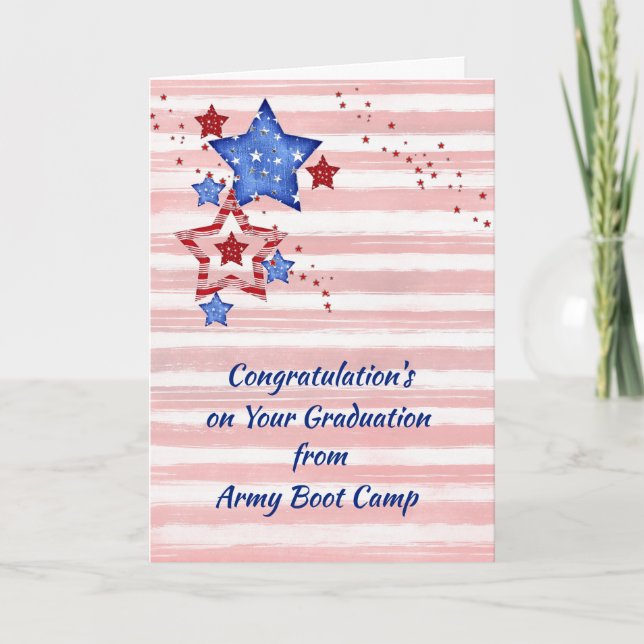 Card for Army Boot Camp Graduation (Front)