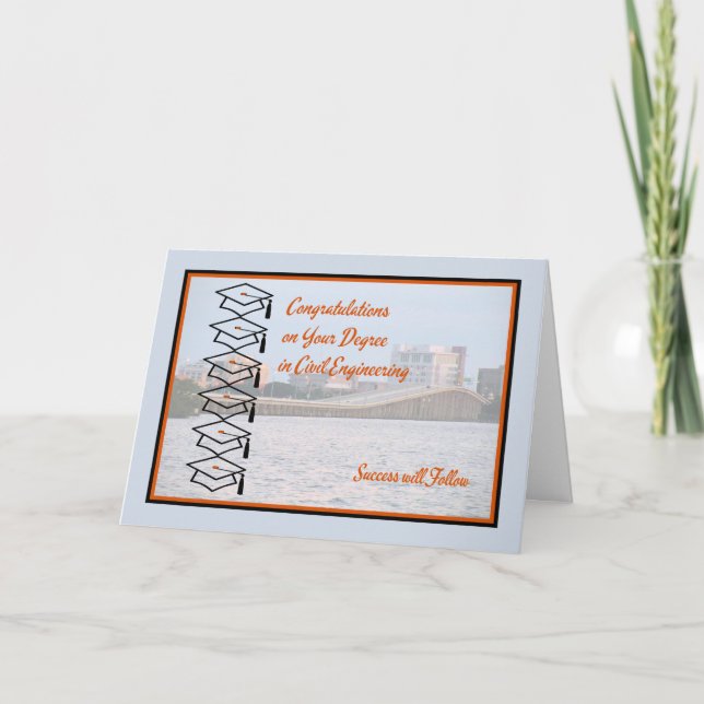 Card for Degree in Civil Engineering (Front)