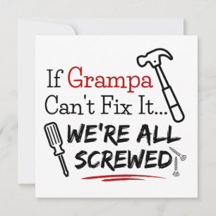 Card for Grampa, Card for Grandfather