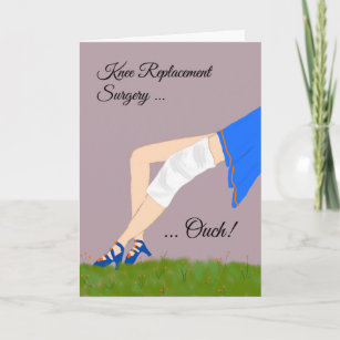 Knee Surgery Get Well Cards - Well Wishes Cards | Zazzle.com.au