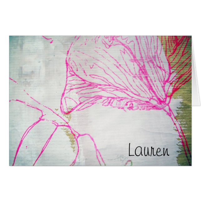 Card for Lauren (Front Horizontal)