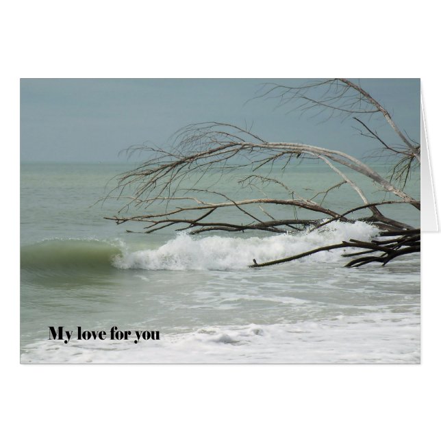 Card for Love and Romance, Image of the Sea (Front Horizontal)
