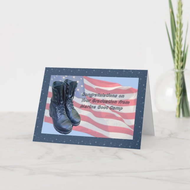 Card for Marine Boot Camp Graduation (Front)