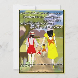 Card for your Sister