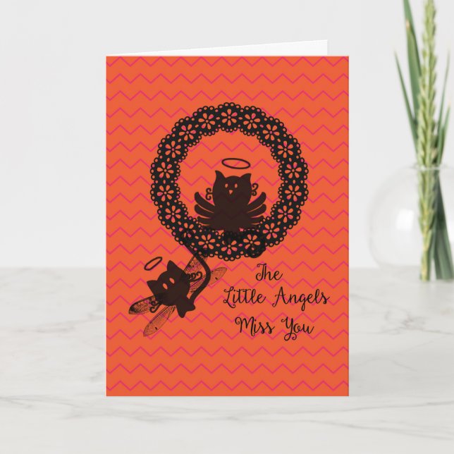 Card from Cats while Away at College (Front)