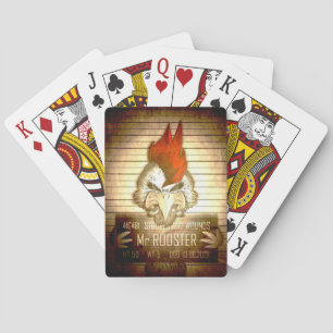 Card Game Mr. Rooster Vintage