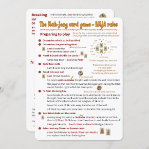 Card Game rules – Preparing to play