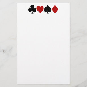 Card game stationery