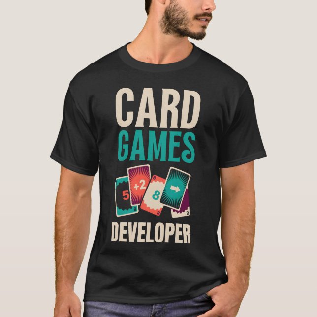 Card Games Developer vintage T-Shirt (Front)