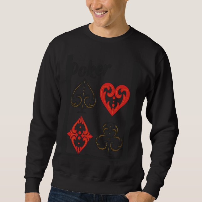 Card Games  Poker Champ Sweatshirt (Front)