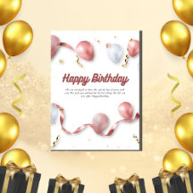 card gifts, Happy birthday