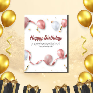 card gifts, Happy birthday