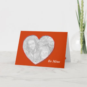 Card - Greeting - Be Mine (photo template)