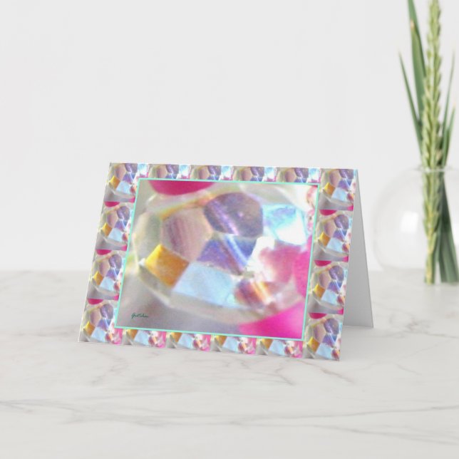 Card, Greeting - Fairies Light Card (Front)