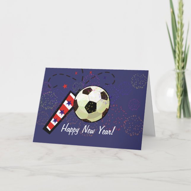 Card - Happy New Year Soccer (Front)