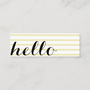 Card Hello interpreter translator professor