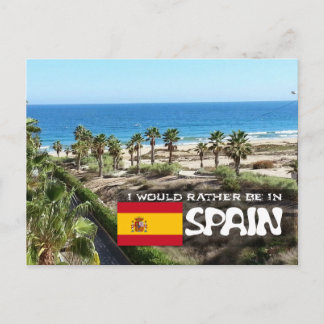 [Card] I'd rather be in Spain Postcard