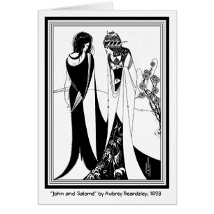 Card: Illustration by Aubrey Beardsley