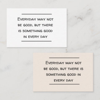Card insert - Encouragement