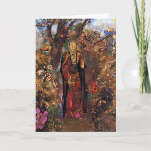 Card/Invitation: Buddha by Odilon Redon Card