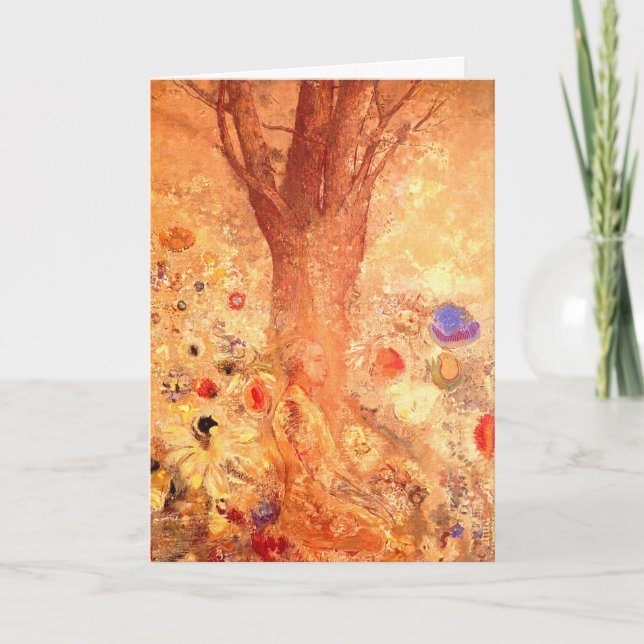 Card/Invitation: Buddha in His Youth by Redon Card (Front)