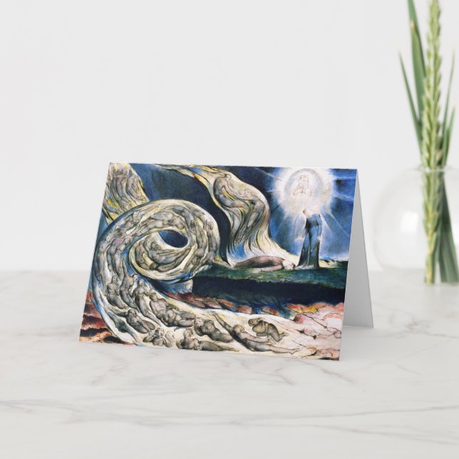 Card/ Invitation: "Whirlwind of Lovers by W. Blake Invitation (Front)