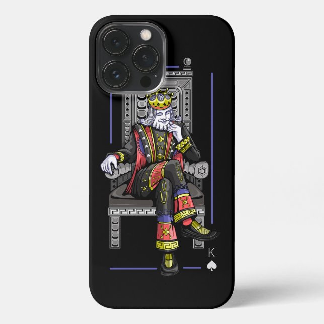 Card King iPhone Case (Back)
