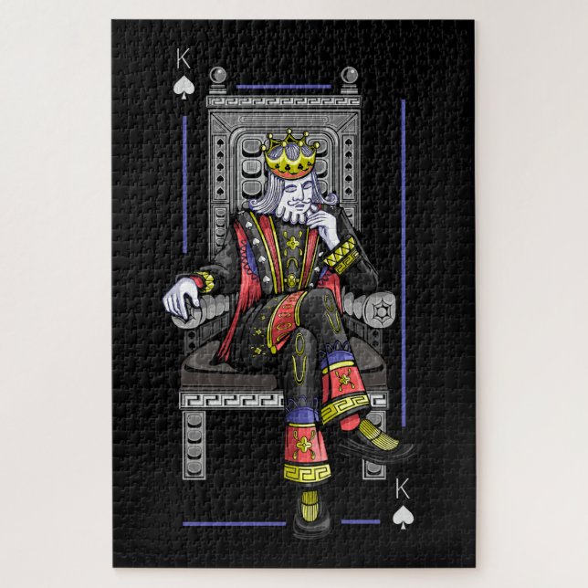 Card King Jigsaw Puzzle (Vertical)