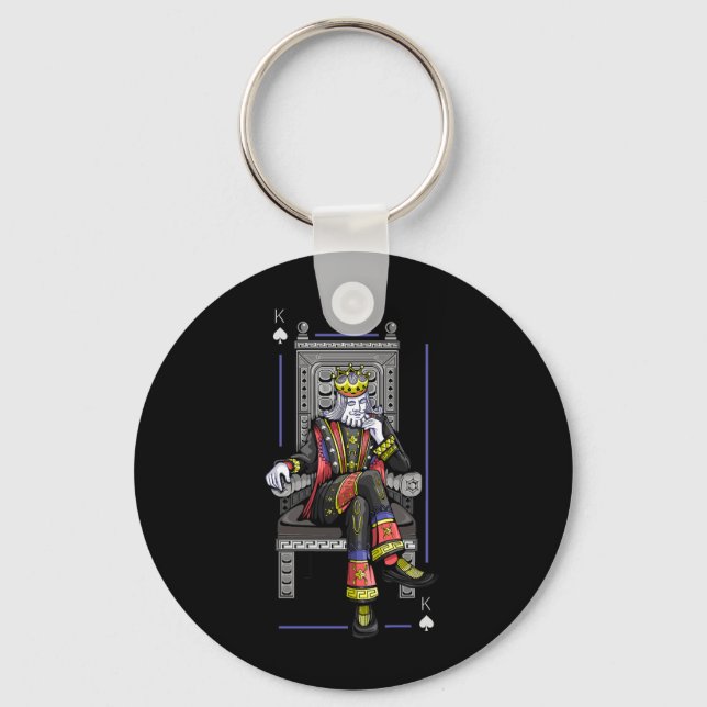 Card King Key Ring (Front)