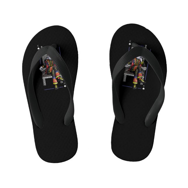 Card King Kid's Thongs (Footbed)