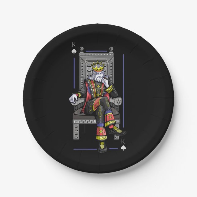 Card King Paper Plate (Front)