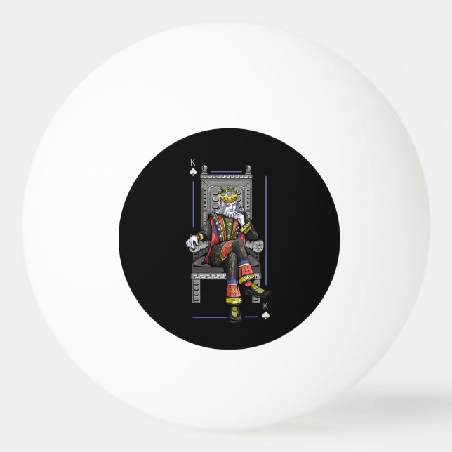 Card King Ping Pong Ball (Front)