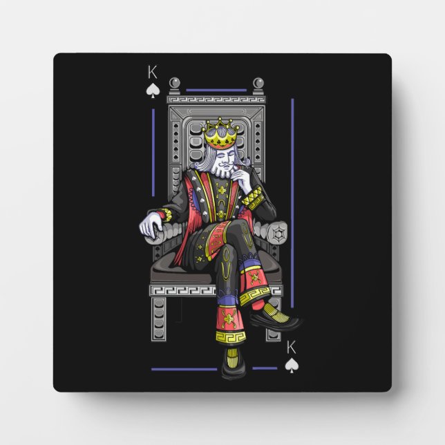 Card King Plaque (Front)