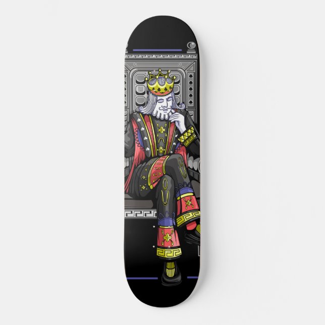 Card King Skateboard (Front)