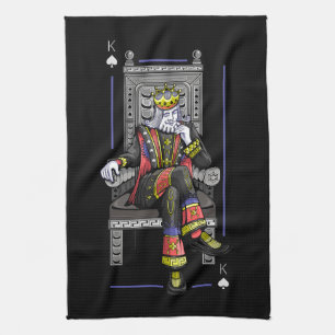 Card King Tea Towel