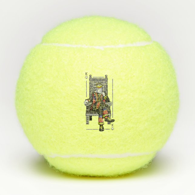 Card King Tennis Balls (Front)